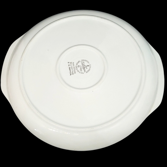 Vintage Universal Ballerina mist Union made oven safe sage serving platter - Picture 4 of 7